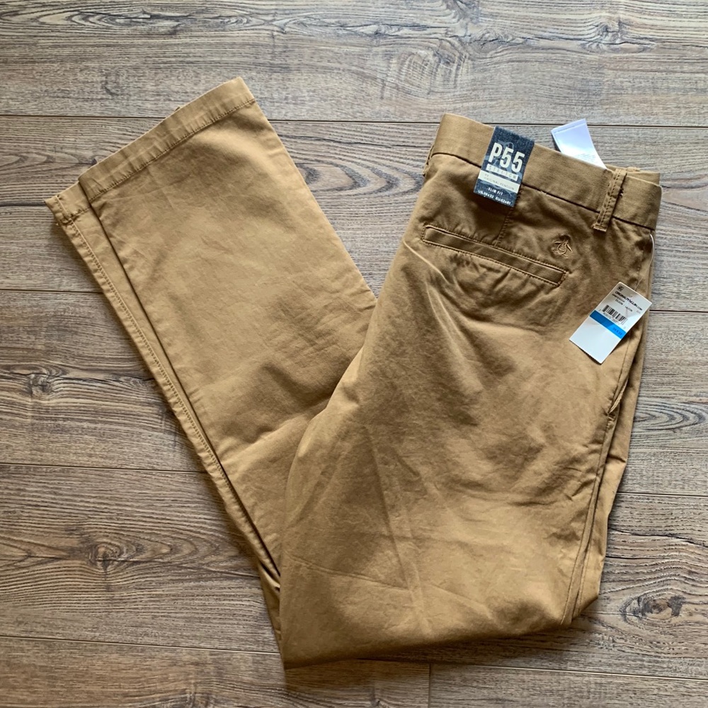 Original Penguin P55 Slim Fit Stretch NWT chinos